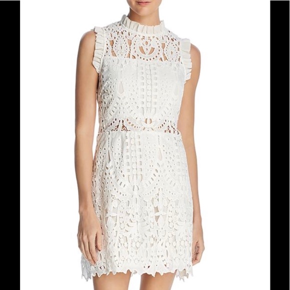 Lucy Paris Dresses & Skirts - Lucy Paris -🌸Gwen Ruffled Lace Dress (r33)